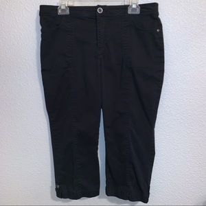 Croft & Barrow | Classic Fit Black Capri